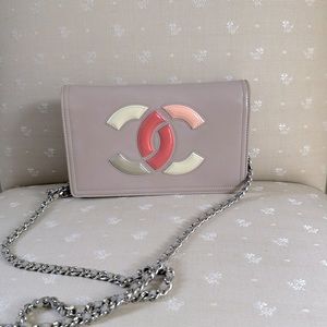 Authentic Chanel Lipstick Flap Bag - perfect condition! Beige/Nude/Pink